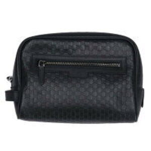 Gucci Guccissima leather toiletry pouch Black